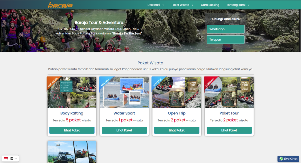 🖥️ Jasa Pembuatan Website WordPress 3 baraja