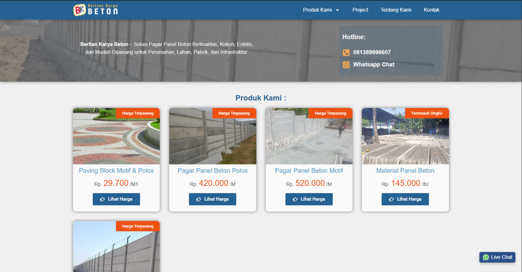 🖥️ Jasa Pembuatan Website WordPress 5 berlian karya